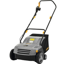 Scarificateur électrique avec bac de ramassage pour l''entretien de la pelouse