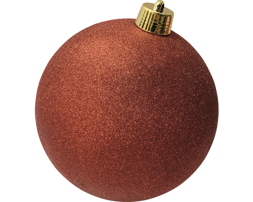 Weihnachtskugel groß XXL Lafiora Ø 30 cm rot glitter