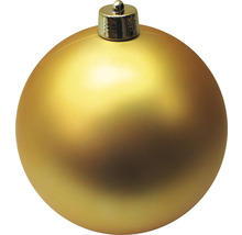 Boule de Noël dorée pour sapin de Noël