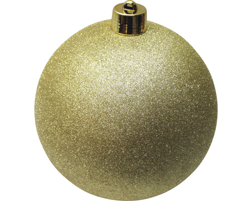 Boule de Noël Ø 30cm, paillettes dorées