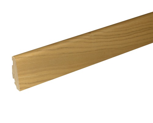 SKANDOR Sockelleiste Eiche elephant SU60L 19 x 58 x 2400 mm Holzfußleiste