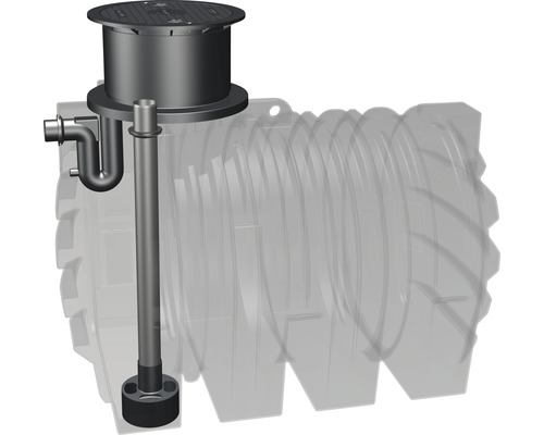 Regenwassertank mit Pumpe und Filter zur Gartenbewässerung