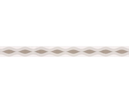 Frise 2822-24 Only Borders 9 autocollante Motif vagues beige brun 5 m x 5 cm