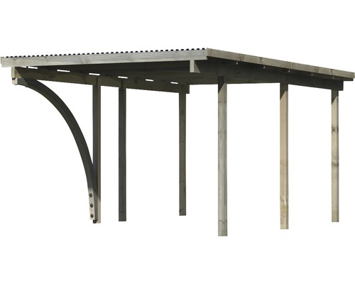 Holzcarport mit Dach