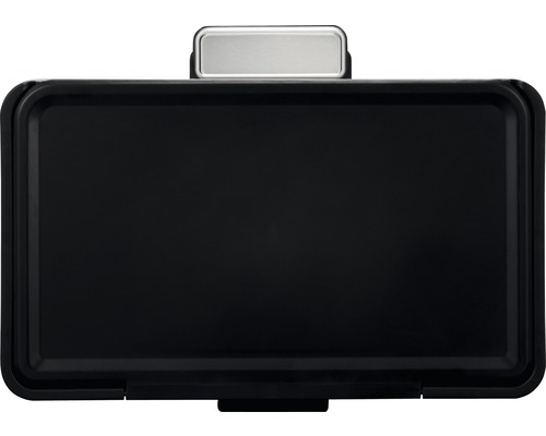 Plaque de grill électrique noire avec thermostat