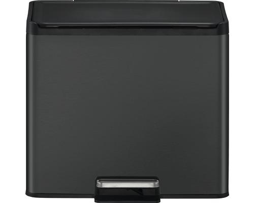 Treteimer aus Metall mit Deckel und Pedal