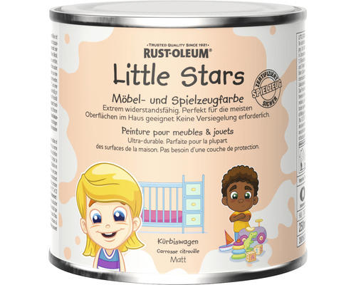 Little Stars Möbelfarbe und Spielzeugfarbe Kürbiswagen orange 250 ml