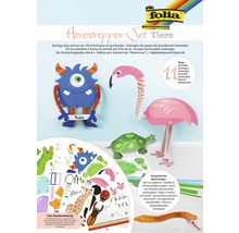 Set d''escaliers de sorcière animaux de Folia Bringmann avec des modèles de bricolage pour différents animaux