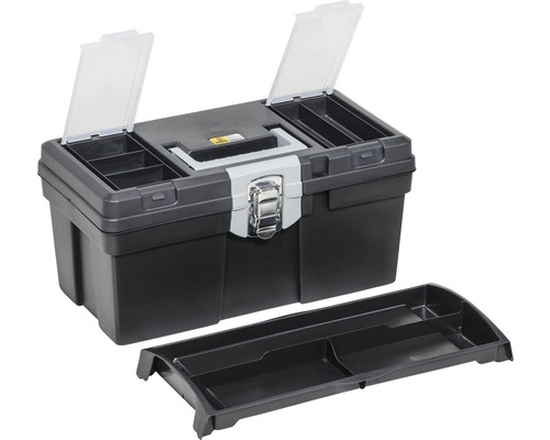 Boîte à outils en plastique avec insert amovible