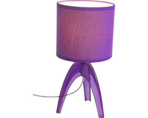 Lampe de table 1 ampoule h 270 mm Ufolino violet