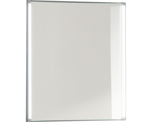 LED Badspiegel LED-Line 60x67 cm weiß FACKELMANN IP 20 Rechteckiger Spiegelschrank mit integrierter Beleuchtung.