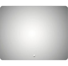 Miroir LED design Silver Moon 80x100 cm IP 24 (protection contre les projections d'eau)