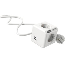 USB PowerCube avec 4 emplacements + 2x USB 1,5 m-thumb-0