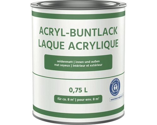 Acryl Buntlack Dose 0,75 Liter für Innen- und Aussenbereich