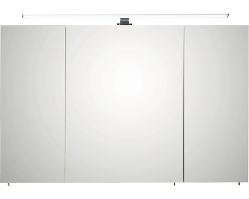 Armoire de toilette à trois portes avec éclairage