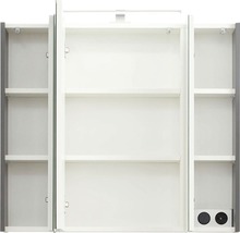 Spiegelschrank Pelipal Capri 80 x 16 x 70 cm grau 3-türig