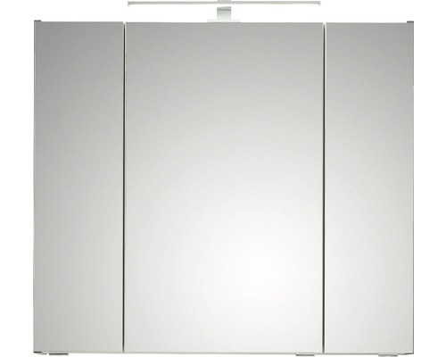 Armoire de toilette à trois portes avec éclairage