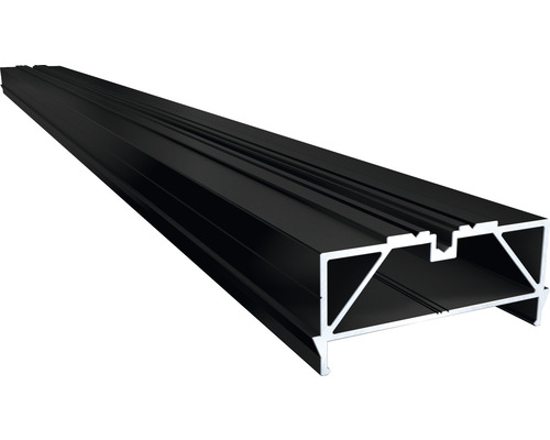 Unterkonstruktion TWIXT-Isostep aluminium 30x64x1900 mm Schwarzes Aluminiumprofil