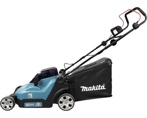 Makita Akku-Rasenmäher mit Fangkorb