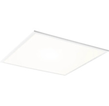 Panneau LED acier-alu 35W 4300 lm 4000 K blanc neutre Lxpxl 625x10x625 mm couvercle blanc opale-thumb-3