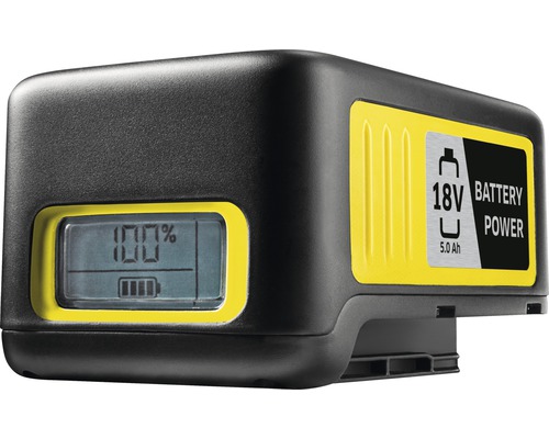 Batterie 18 volts avec indicateur de batterie et 5,0 ampères-heures