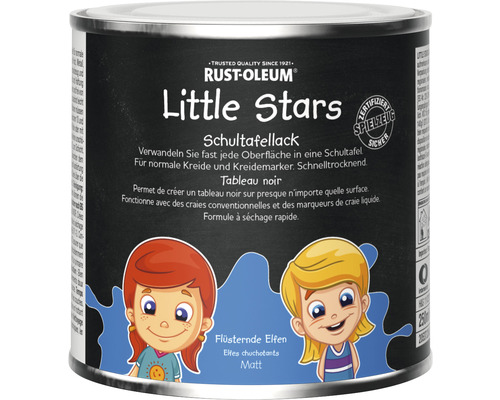 Laque tableau noir Little Stars murmures d'elfes bleu 250 ml