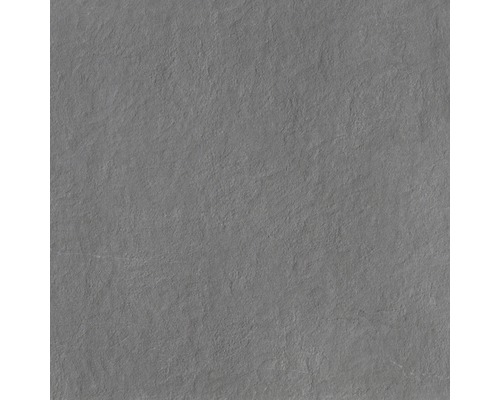 FLAIRSTONE Feinsteinzeug Terrassenplatte Titan rektifizierte Kante 60 cm x 60 cm x 2 cm Graue Rauhfasertapete für Innenräume