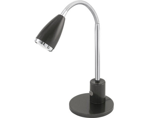 Lampe de bureau LED 3W 200 lm 3000 K H 30 cm Fox anthracite/chrome