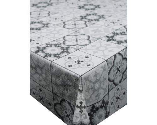 Nappe de table de jardin Classic blanc gris 130x180 cm