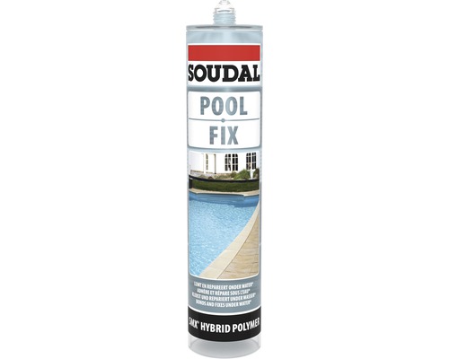 Matériau d'étanchéité Soudal Pool Fix 290 ml