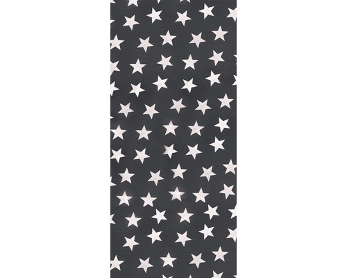 Chemin de table Miami impression Stars gris foncé 40x150 cm