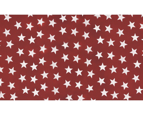 Chemin de table Miami impression Stars rouge 40x150 cm