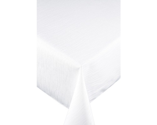 Nappe flair royal Stripes blanc 130x160 cm