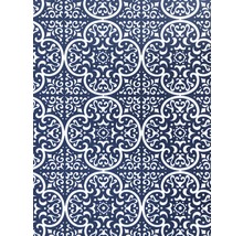 Bodenschutzmatte Vintage Floor Maroccan Tile dunkelblau 65x180 cm