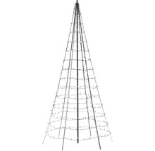 Guirlande lumineuse décorative en forme de cône avec cadre en métal pour l''éclairage de Noël.