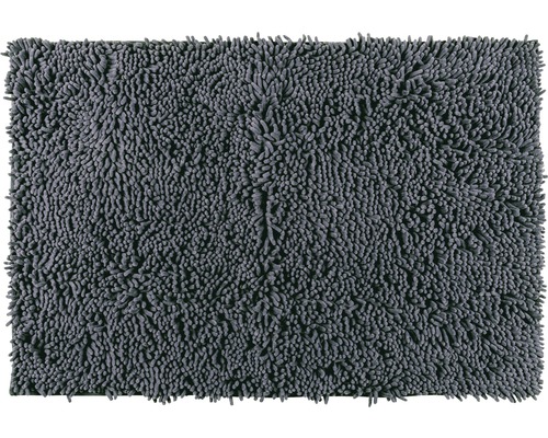 Badteppich Wenko Chenille 50 x 80 cm mausgrau