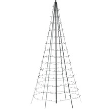 Sapin de Noël conique avec des lumières pour la décoration