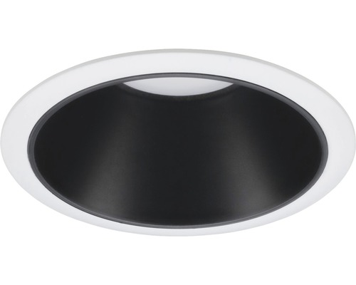 Spot à encastrer LED à intensité lumineuse variable IP44 6W 450 lm 3000 K  blanc chaud rond blanc Ø 115/100 mm 230V - HORNBACH Luxembourg