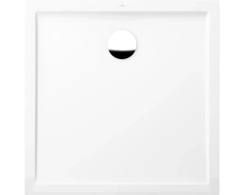 Receveur de douche Villeroy & Boch Futurion Flat 900 x 900 x 17 mm blanc alpin lisse UDQ0900FFL1V