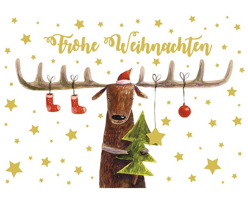 Carte de Noël Frohe Weihnachten 3