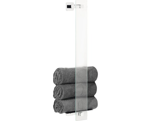 Porte-serviettes tesa ELEGAANT invités 66,8 cm ELEGAANT chrome/ blanc