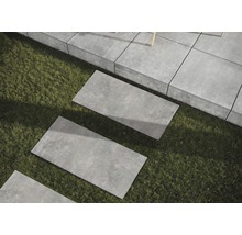 Dalle de terrasse FLAIRSTONE en grès cérame fin Urban Graphit bords rectifiés 120 x 60 x 2 cm-thumb-0