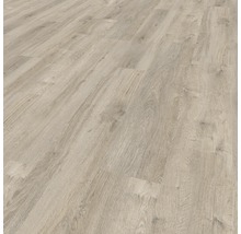 Helle Laminatboden-Nahaufnahme mit Holzmaserung