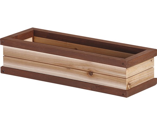 Holzblumenkasten für den Garten