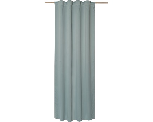 Rideau avec ruban de rideau Midnight vert 140x255 cm