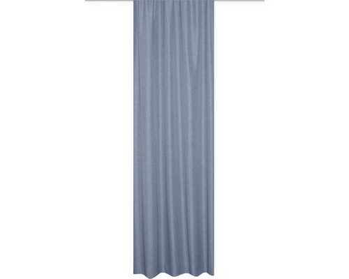 Rideau thermique avec galon fronceur bleu 135x245 cm