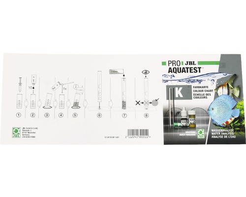 JBL Pro Aquatest K Anleitung zur Wasseranalyse