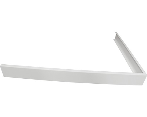 Tablier frontal BREUER Noa Flat Line pour douche blanc 1952011000020 Profilé d''angle métallique