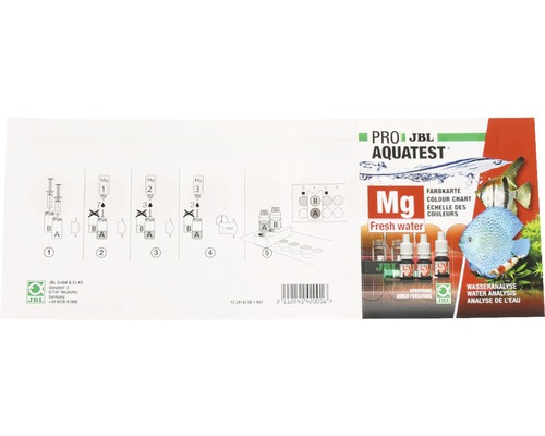 JBL Pro Aqua Test Magnesium Wassertest Anleitung