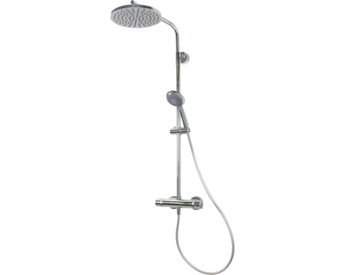 Colonne de douche avec thermostat Breuer Aquamaxx 310 pomme haute ronde 9230008000099